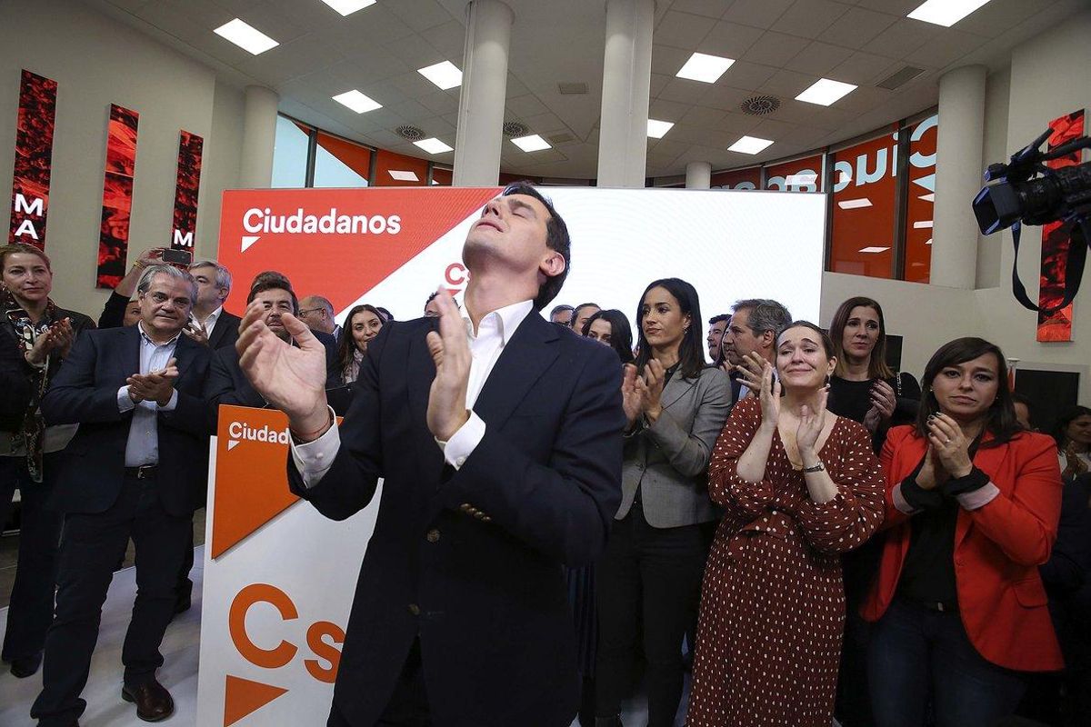 Albert Rivera, tras anunciar que deja la política. Albert Rivera, tras anunciar que deja la política.