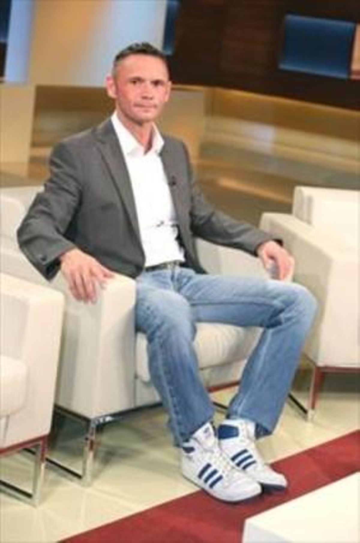 David Berger, en un coloquio en la televisión alemana ARD. David Berger, en un coloquio en la televisión alemana ARD.