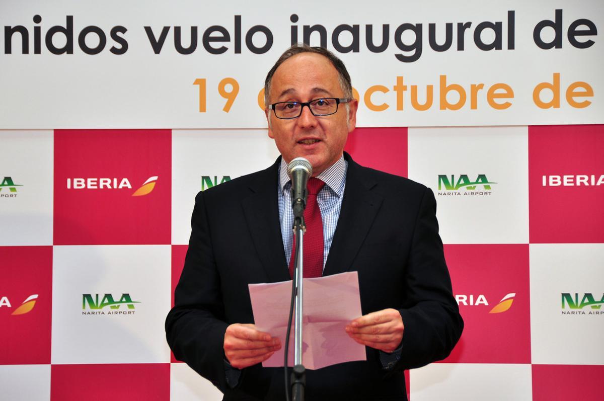 El presidente ejecutivo de Iberia, Luis Gallego, en Japón.