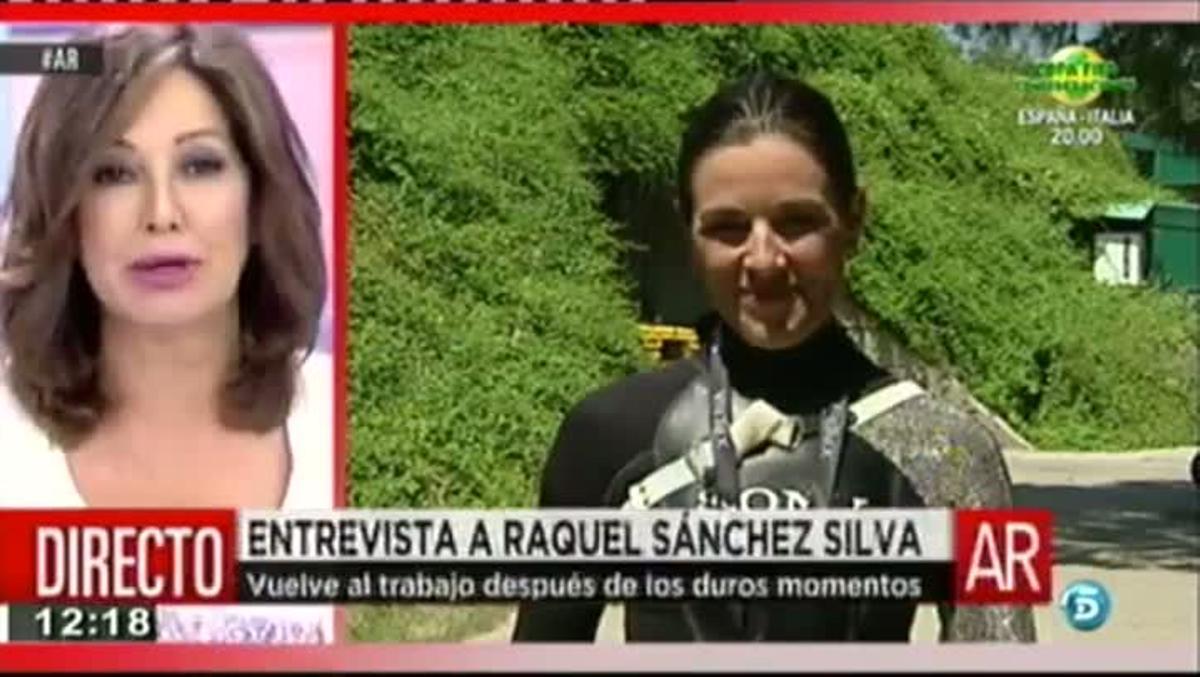 El polémico pésame patrocinado en la reaparición de Raquel Sánchez Silva.