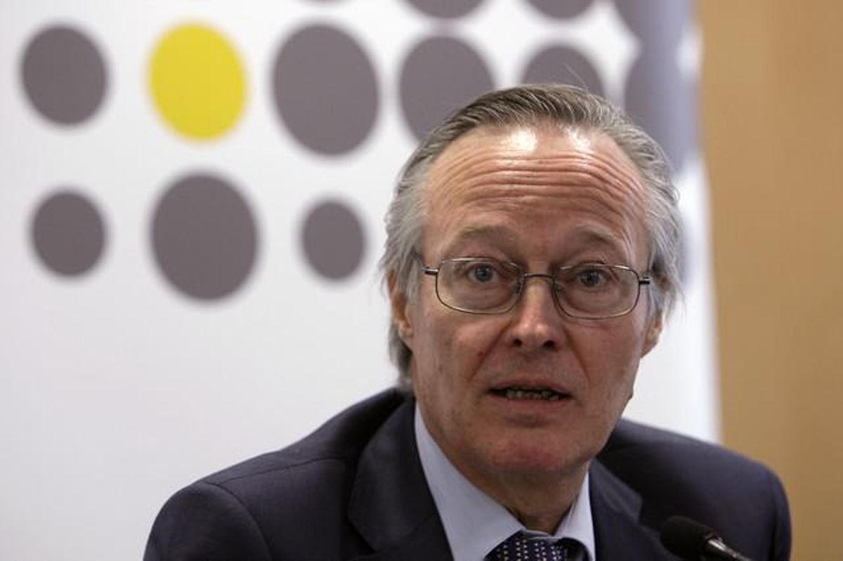 El presidente de Vueling, Josep Piqué, durante una rueda de prensa en Barcelona. El presidente de Vueling, Josep Piqué, durante una rueda de prensa en Barcelona.