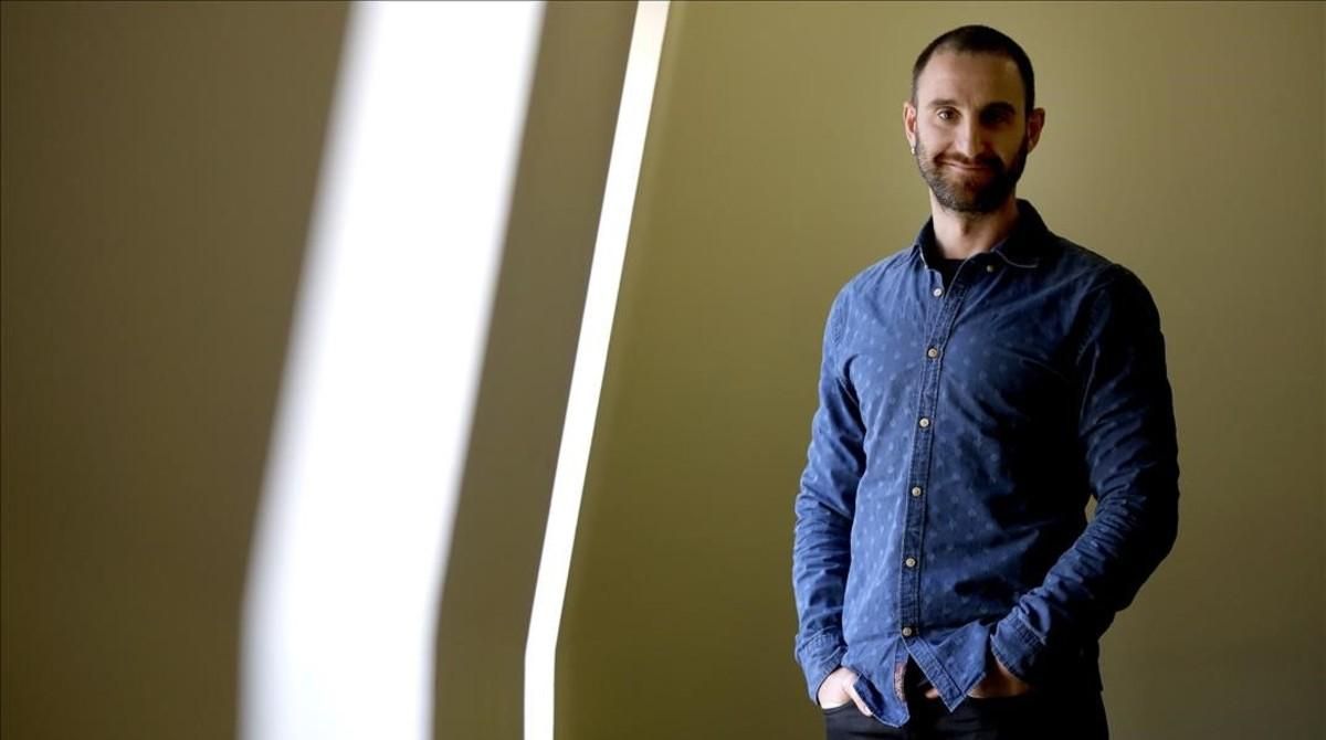 El actor y mologuista malagueño Dani Rovira, este miércoles, en la sede madrileña de la Academia de Cine. El actor y mologuista malagueño Dani Rovira, este miércoles, en la sede madrileña de la Academia de Cine.