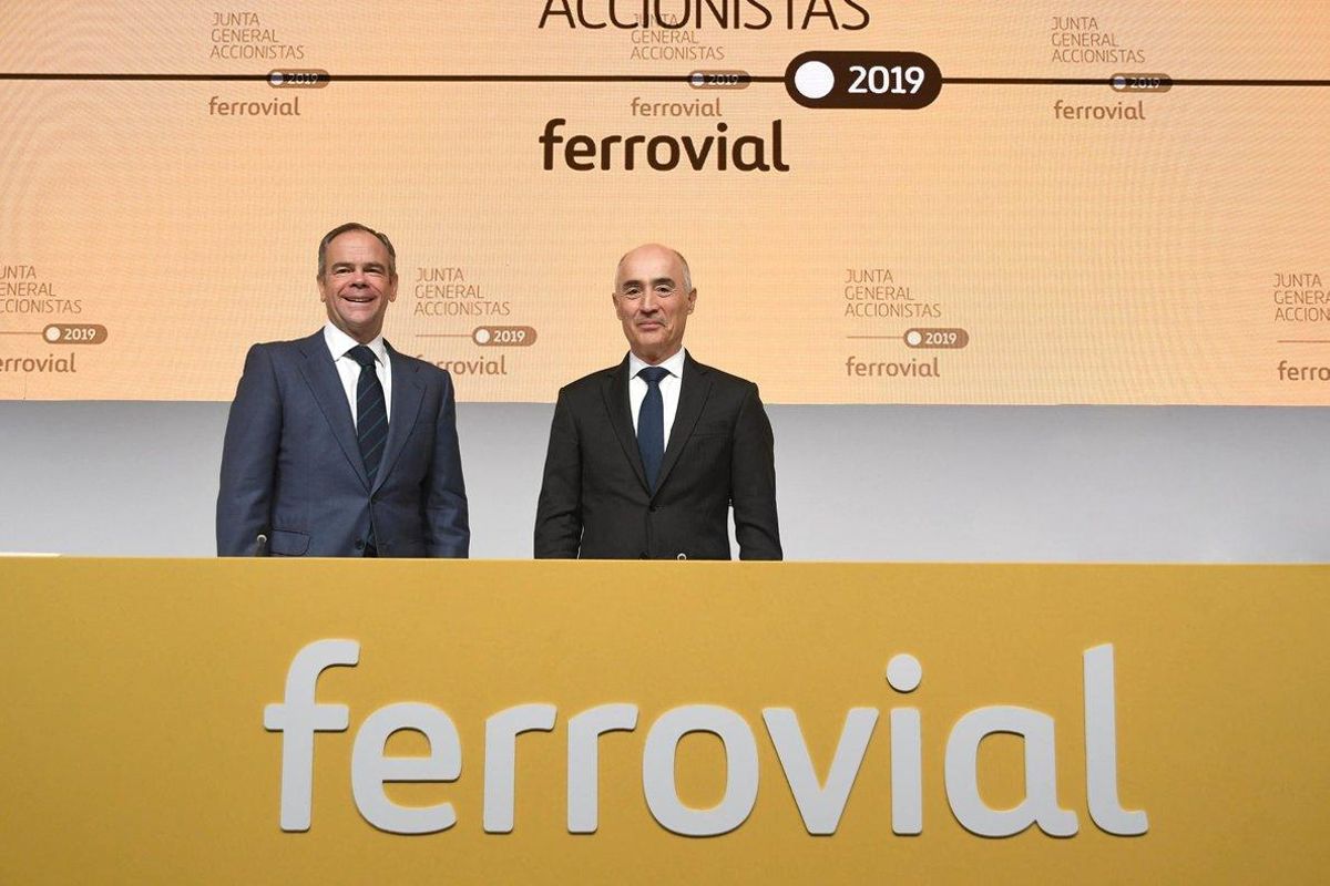 Inigo Meiras y Rafael del Pino, de Ferrovial. Inigo Meiras y Rafael del Pino, de Ferrovial.