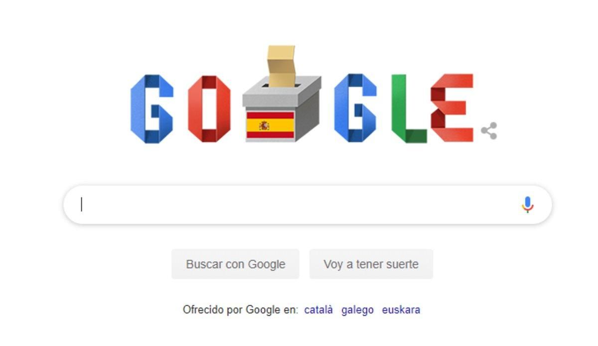 El ’doodle’ de Google. El ’doodle’ de Google.