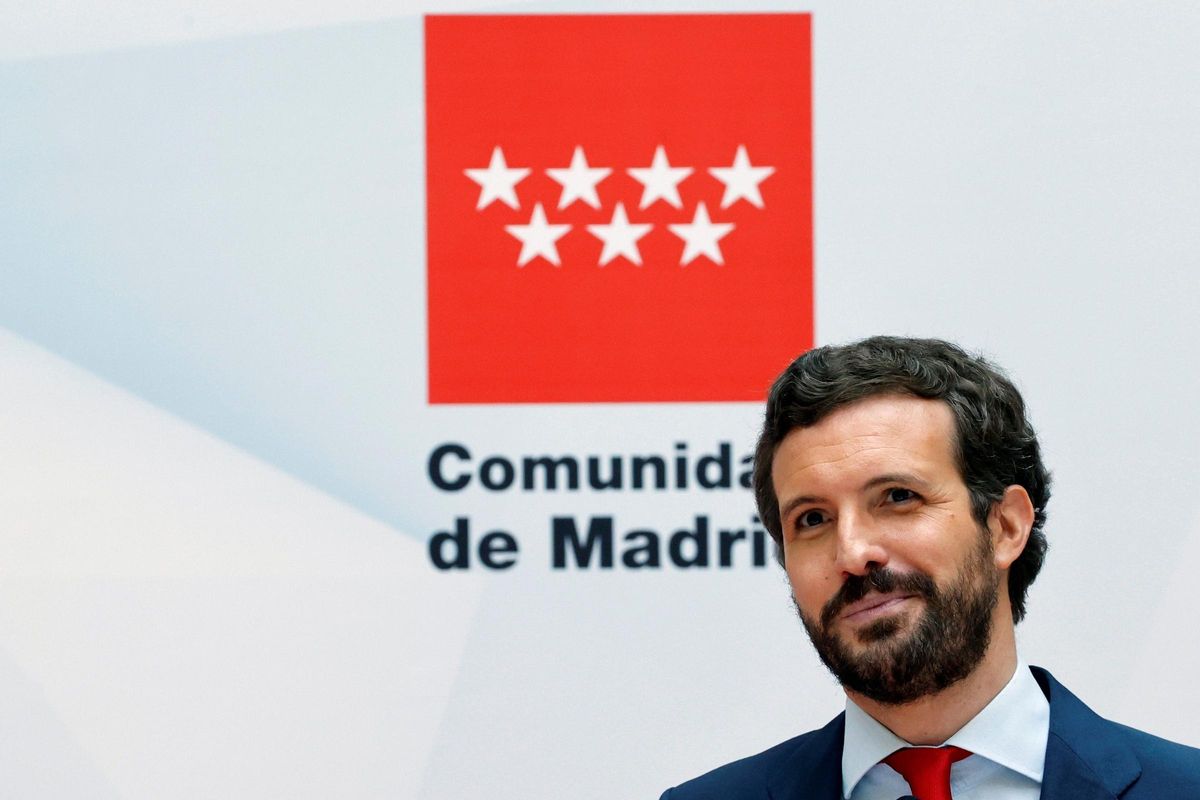 Pablo Casado, el pasado 19 de junio, en la celebración de la investidura de Isabel Díaz Ayuso. Pablo Casado, el pasado 19 de junio, en la celebración de la investidura de Isabel Díaz Ayuso.