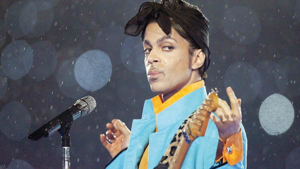 El cantante Prince. El cantante Prince.