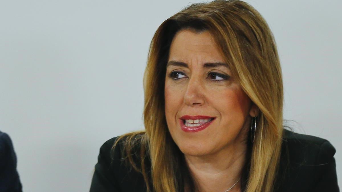 Susana Díaz, presidenta en funciones de la Junta de Andalucía Susana Díaz, presidenta en funciones de la Junta de Andalucía