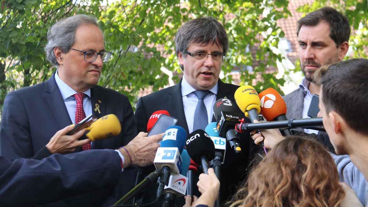 Carles Puigdemont anuncia el ’Consell de la República’ para el 30 de octubre en el Palau de la Generalitat