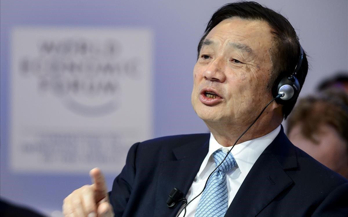 El fundador de Huawei, Ren Zhengfei, durante una entrevista. El fundador de Huawei, Ren Zhengfei, durante una entrevista.