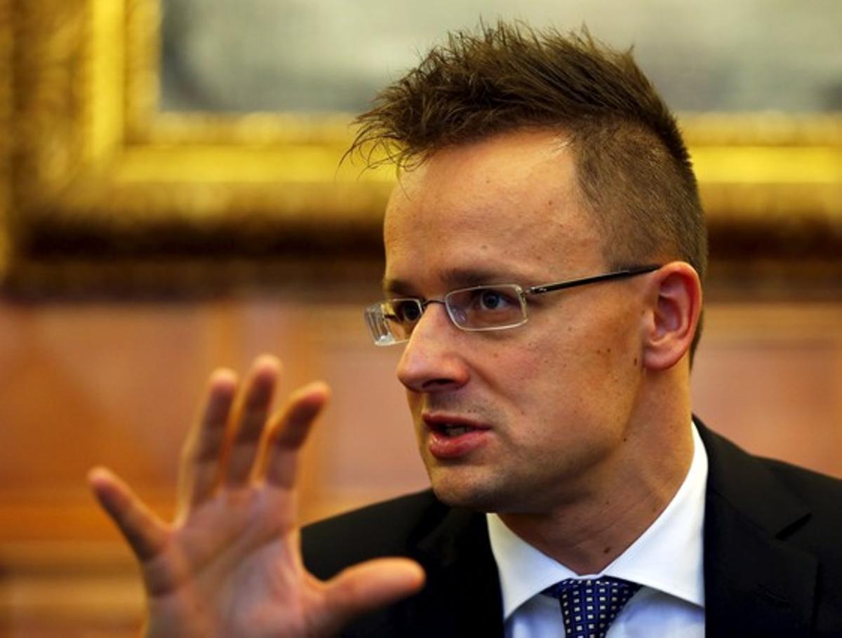 HEl ministro de Exteriores de Hungría, Peter Szijaarto.