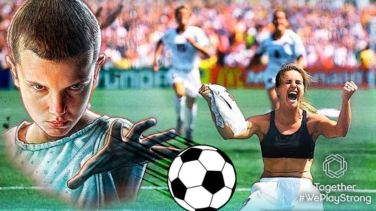 La actriz Millie Bobby Brown, fichaje estrella de la UEFA para promover la igualdad en el fútbol.