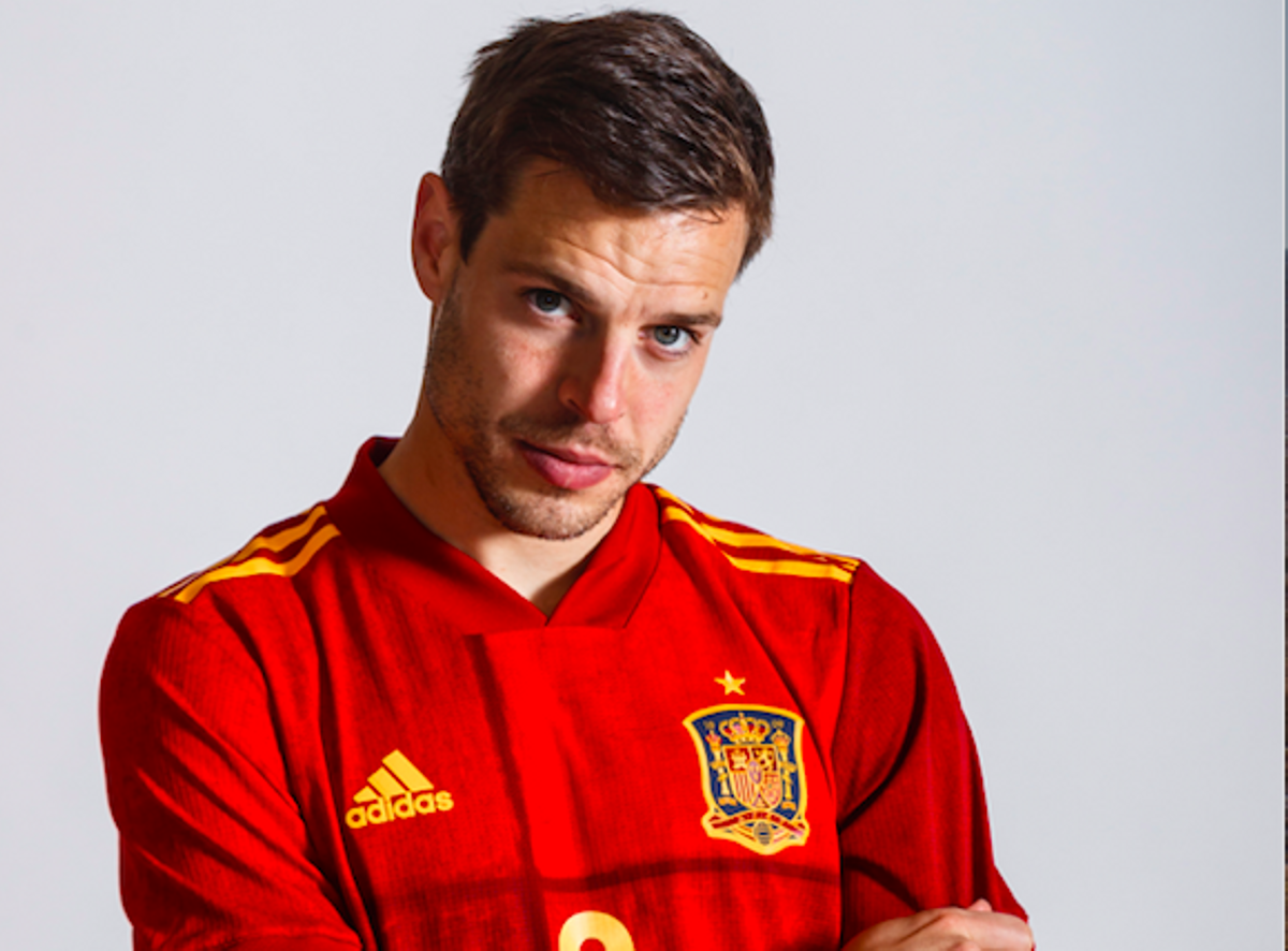 Azpilicueta, en una foto con la selección española. Azpilicueta, en una foto con la selección española.
