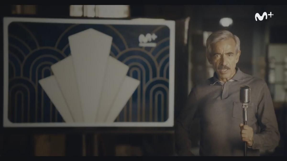 El actor Imanol Arias, en el video de promoción que anuncia la nueva serie de Movistar+ ’Velvet colección’. El actor Imanol Arias, en el video de promoción que anuncia la nueva serie de Movistar+ ’Velvet colección’.