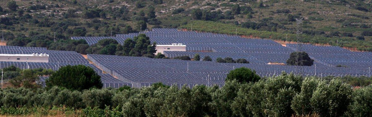 Parque fotovoltaico en Alicante.