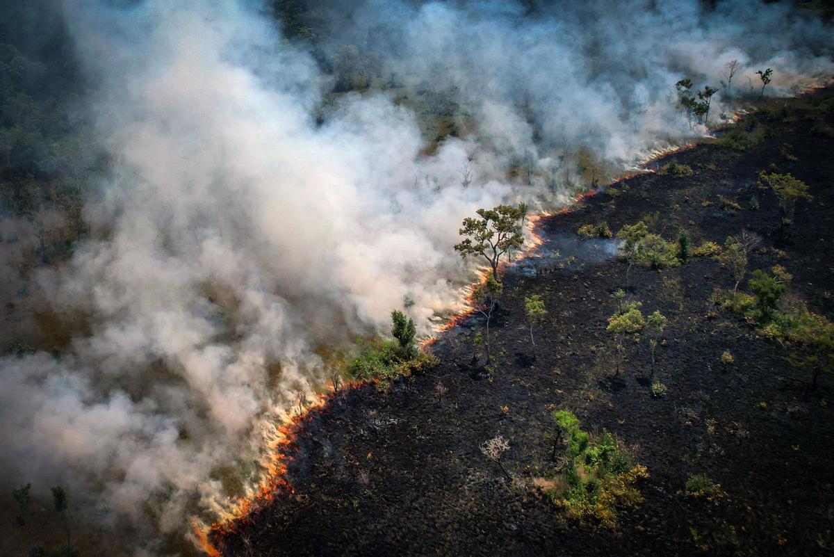 Incendio en el estado amazónico de Rondonia, el pasado 31 de agosto.