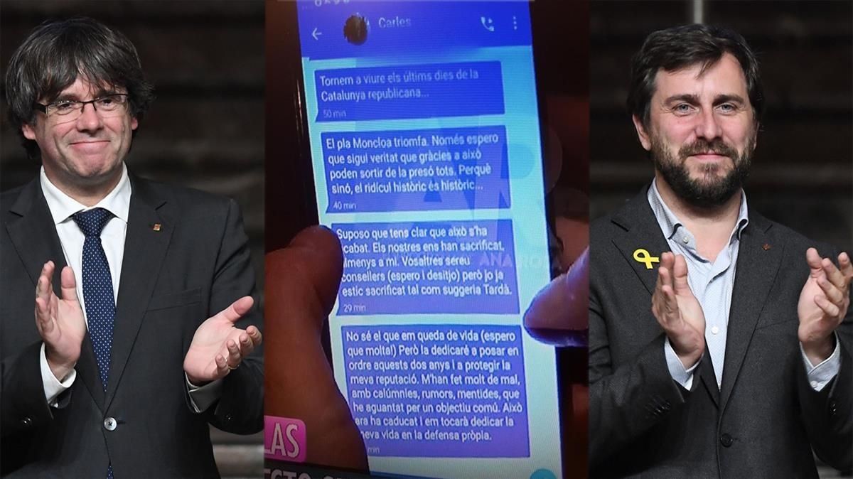 Puigdemont y Comín se querellan contra Ana Rosa Quintana Puigdemont y Comín se querellan contra Ana Rosa Quintana