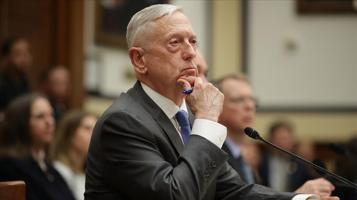 El secretario de Defensa de EEUU, James Mattis. El secretario de Defensa de EEUU, James Mattis.