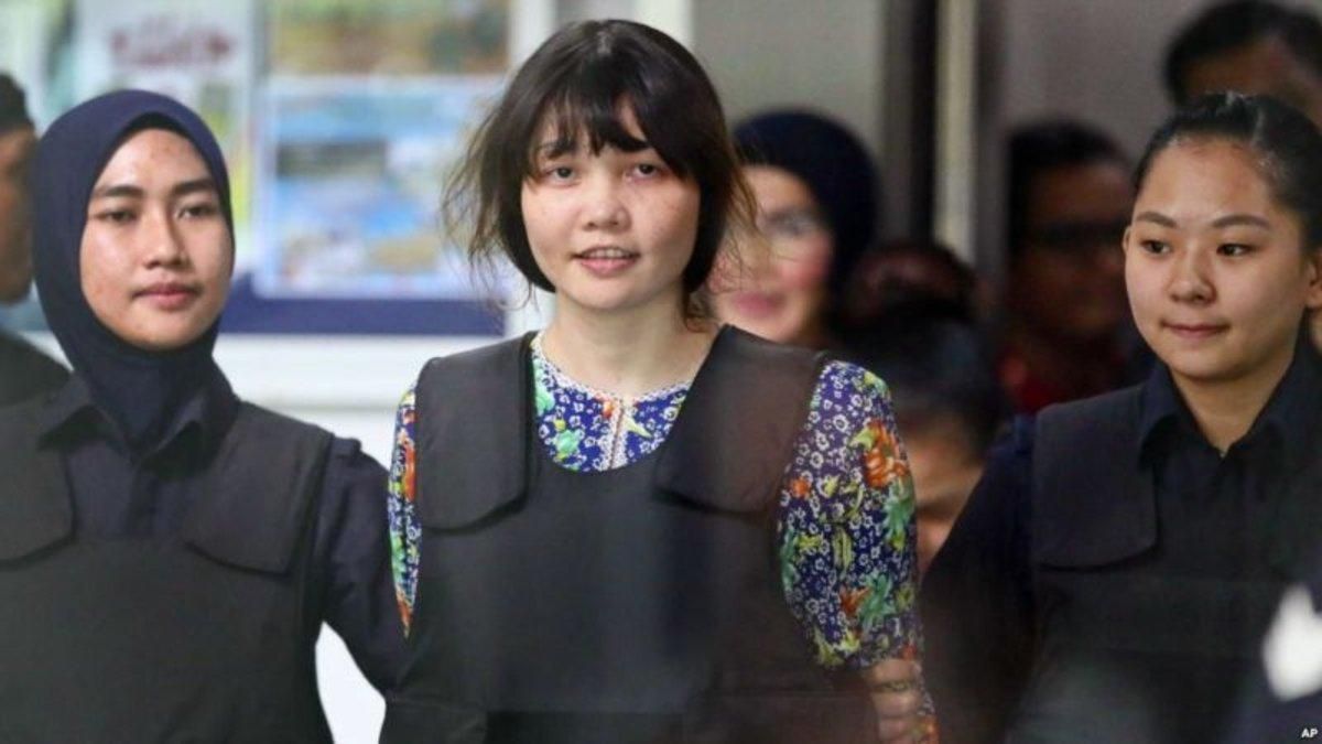 Doan Thi Houng, la única hallada culpable por el asesinato en 2017 de Kim Jong-nam. Doan Thi Houng, la única hallada culpable por el asesinato en 2017 de Kim Jong-nam.