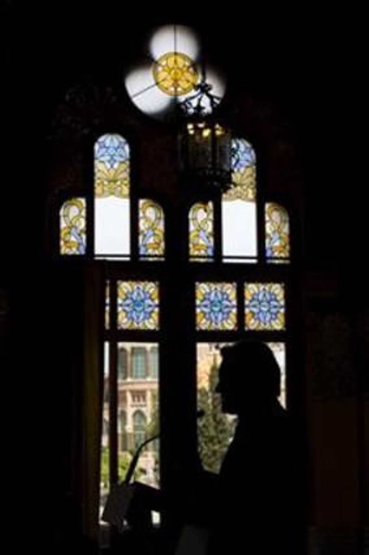 Mas, ayer, en el recinto de Sant Pau, en su declaración sobre la ONU. Mas, ayer, en el recinto de Sant Pau, en su declaración sobre la ONU.
