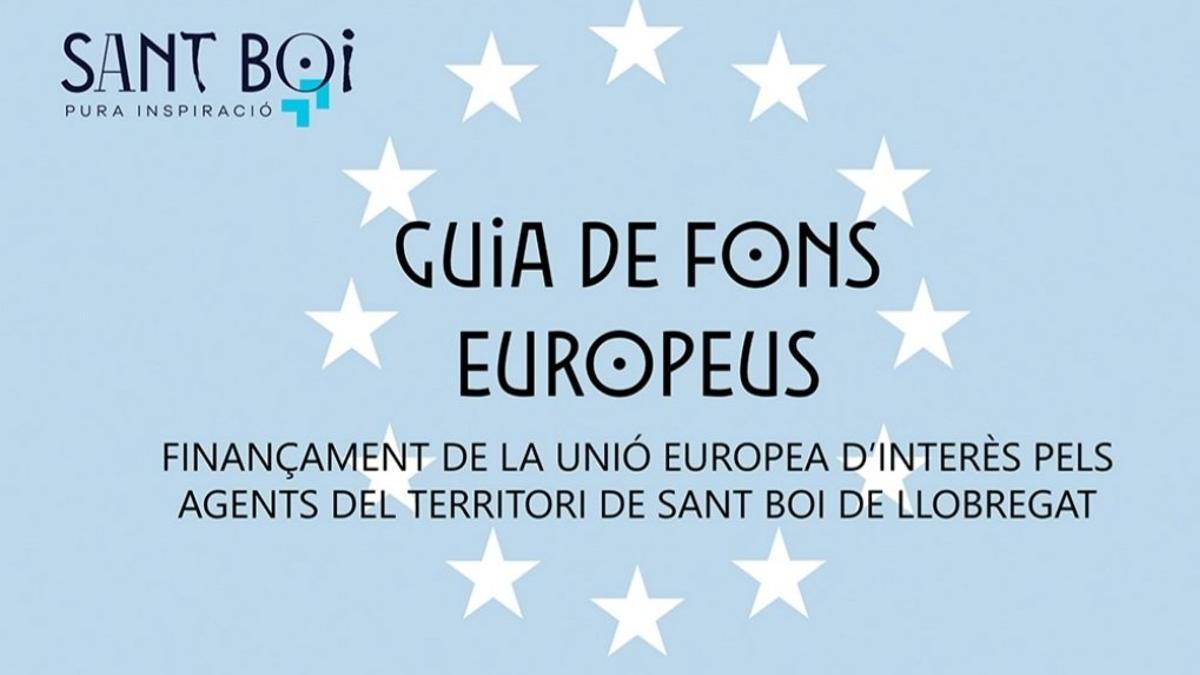 El Ayuntamiento de Sant Boi edita una guía para facilitar el acceso de empresas a fondos europeos