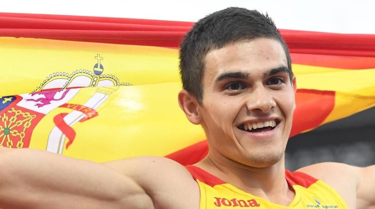 Bruno Hortelano, en el Europeo de atletismo. Bruno Hortelano, en el Europeo de atletismo.