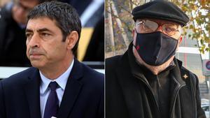 La policía patriótica de Rajoy maniobró contra Trapero. En la foto, Josep Lluís Trapero y José Manuel Villarejo. 