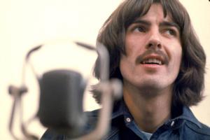 George Harrison, durante la grabación de ’Let it be’, en 1969.