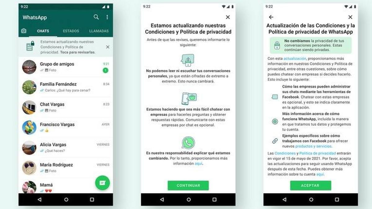 La pressió venç Facebook: podràs continuar utilitzant WhatsApp tot i que no acceptis les seves noves polítiques La pressió venç Facebook: podràs continuar utilitzant WhatsApp tot i que no acceptis les seves noves polítiques