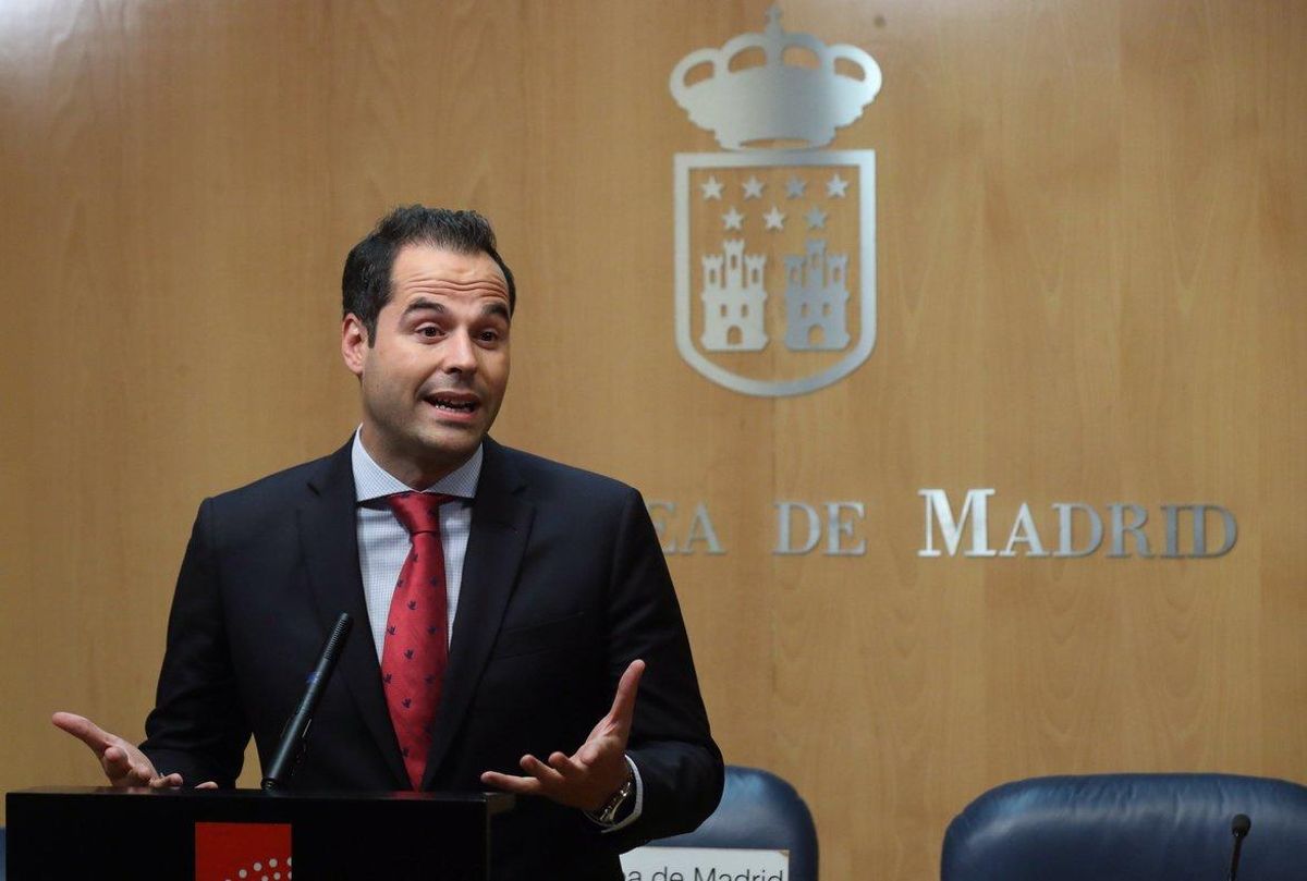 El vicepresidente y portavoz de la Comunidad de Madrid, Ignacio Aguado. El vicepresidente y portavoz de la Comunidad de Madrid, Ignacio Aguado.