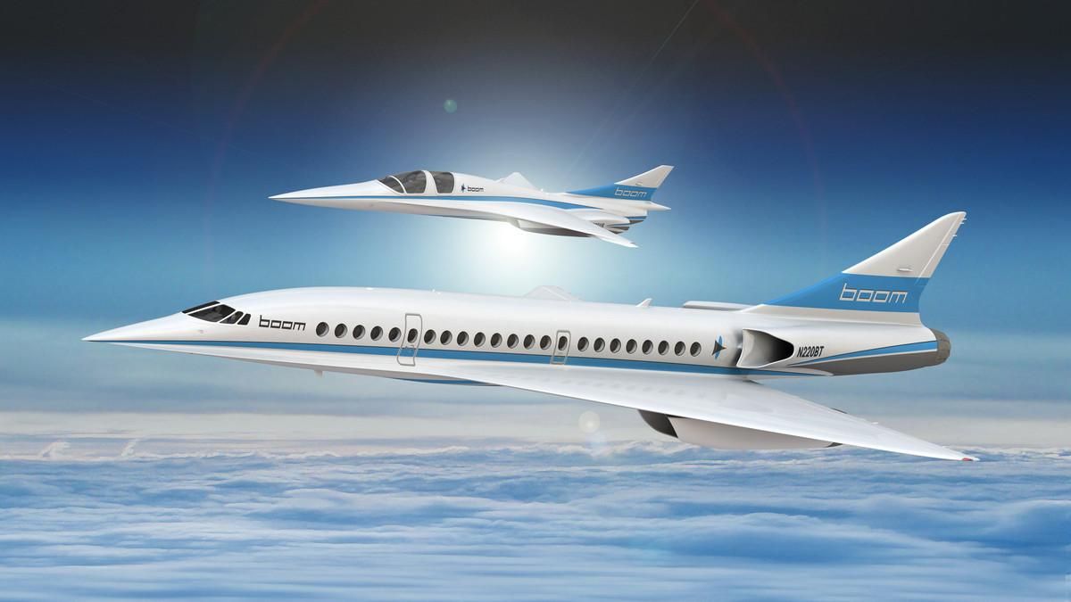 Recreación del Boom Supersonic. Recreación del Boom Supersonic.