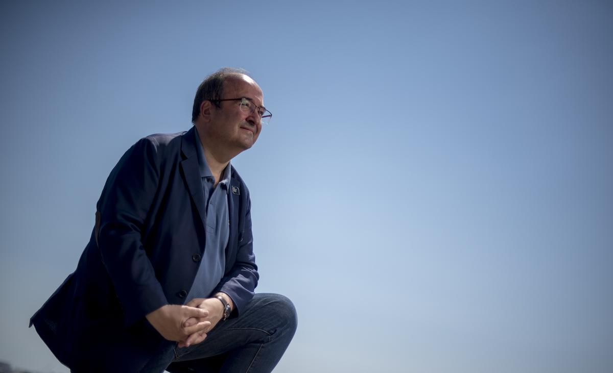 El ministro de Cultura y Deporte, Miquel Iceta, fotografiado en la redacción de EL PERIÓDICO.