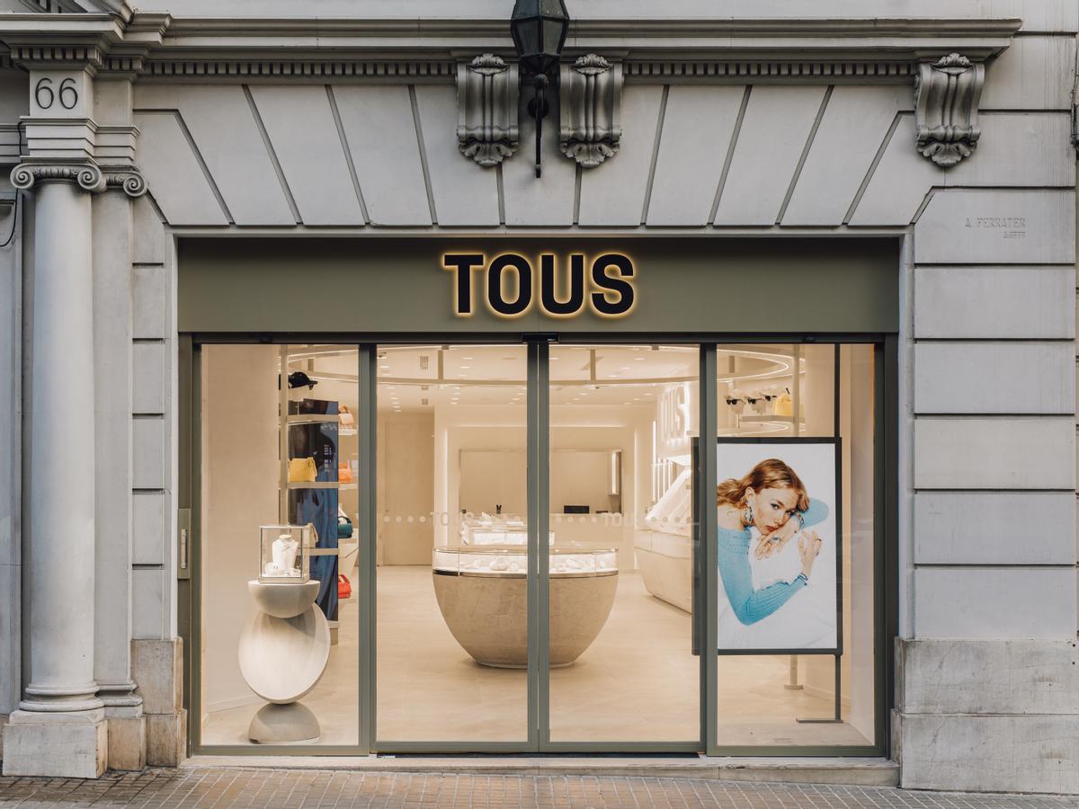 La tienda de Tous en Rambla Catalunya con la nueva imagen de marca.