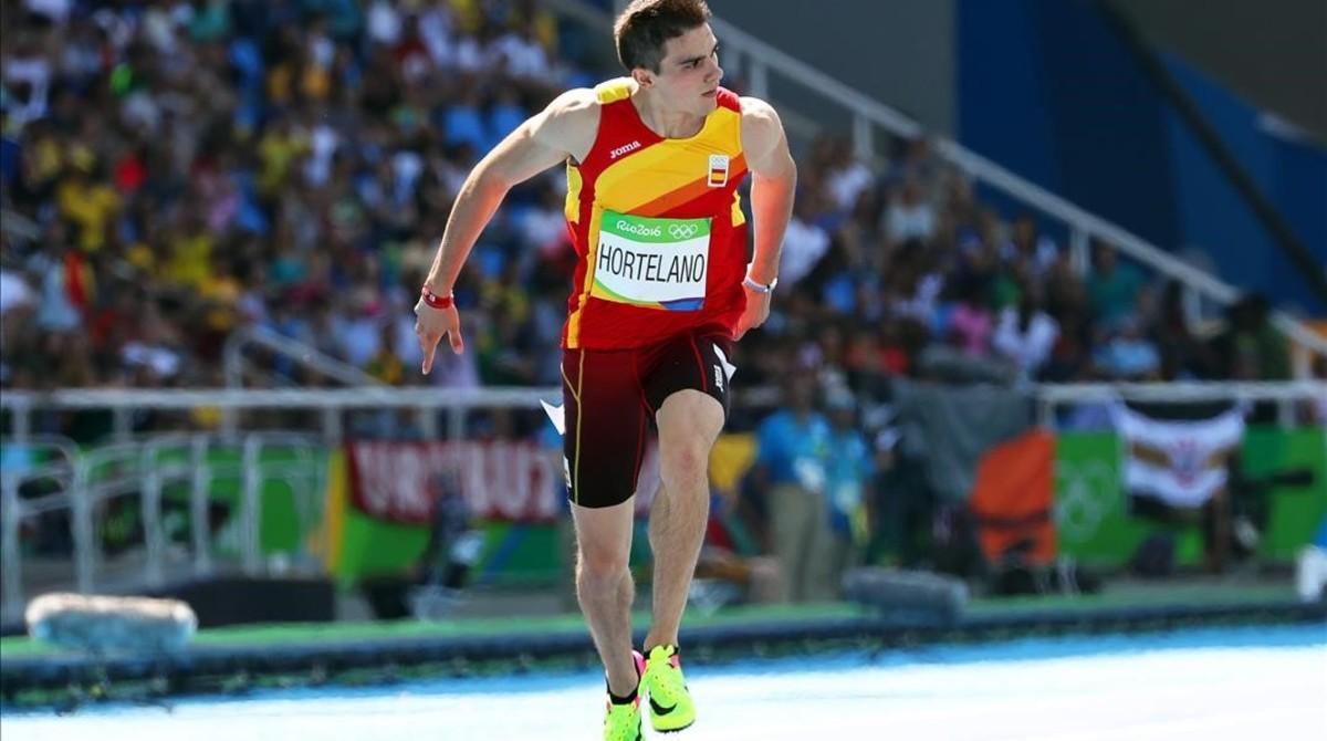 Bruno Hortelano bate en la primera serie de los JJOO de Río el récord de España de 200 metros.