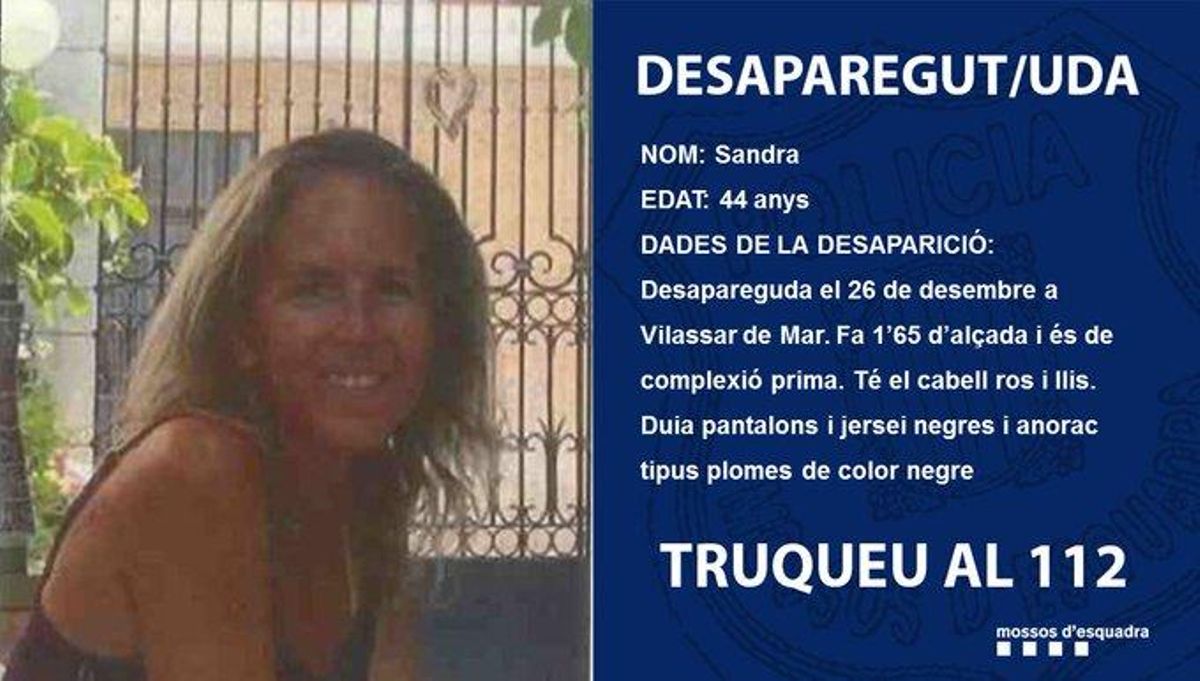 La mujer que ha desaparecido en Vilassar de Mar. La mujer que ha desaparecido en Vilassar de Mar.