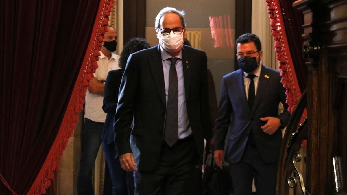 El coronavirus salva el procés El coronavirus salva el procés