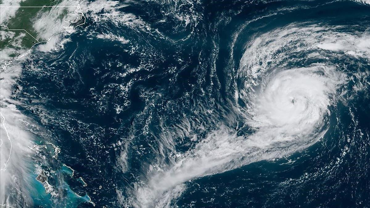 Imagen de satélite del huracán ’Paulette’, en el golfo de México.
