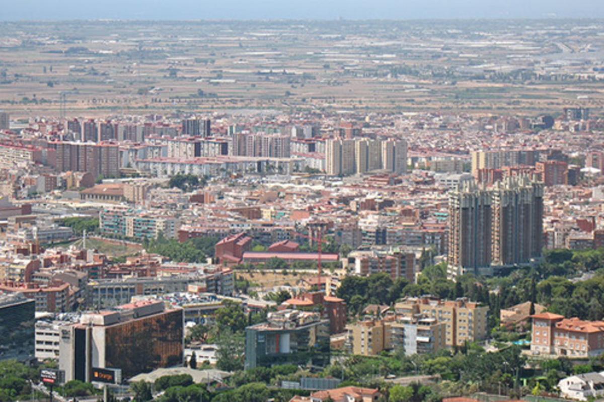 Vista de Esplugues de Llobregat.