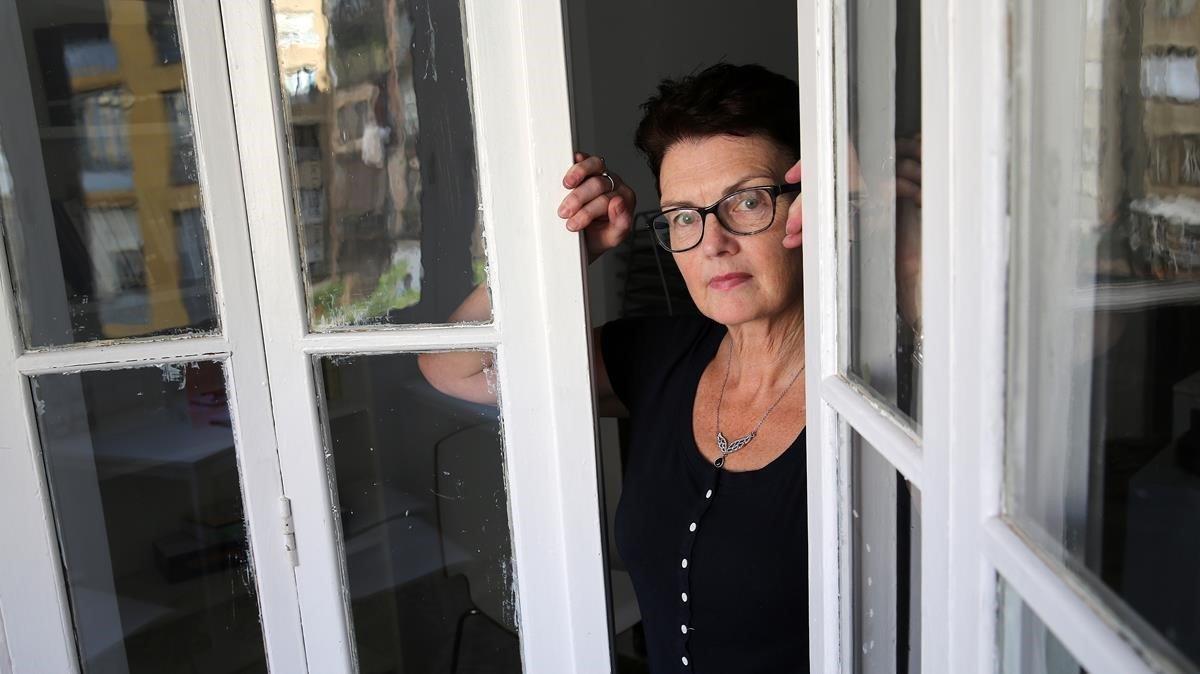 La escritora irlandesa Patricia Gibney, a su paso por Barcelona para presentar ’Los niños desaparecidos’. 