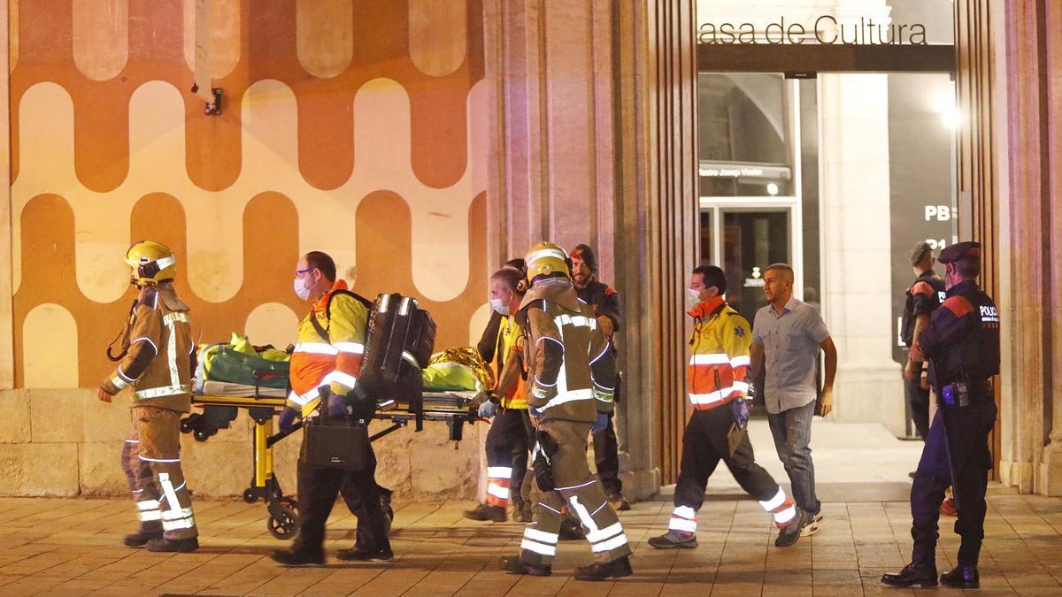 Una explosió en un acte científic causa 15 ferits a la Casa de Cultura de Girona
