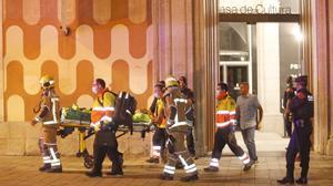 Una explosió en un acte científic causa 15 ferits a la Casa de Cultura de Girona