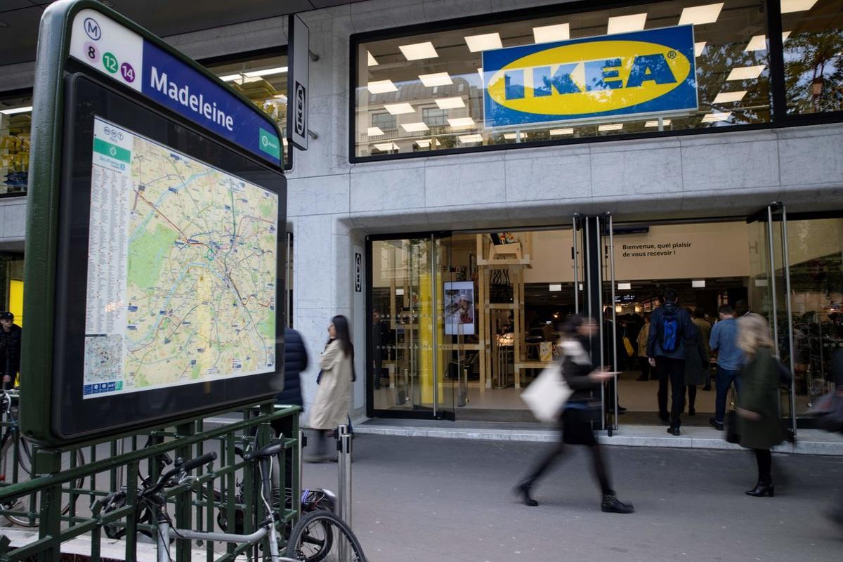 El nuevo Ikea de La Madeleine, en París. El nuevo Ikea de La Madeleine, en París.