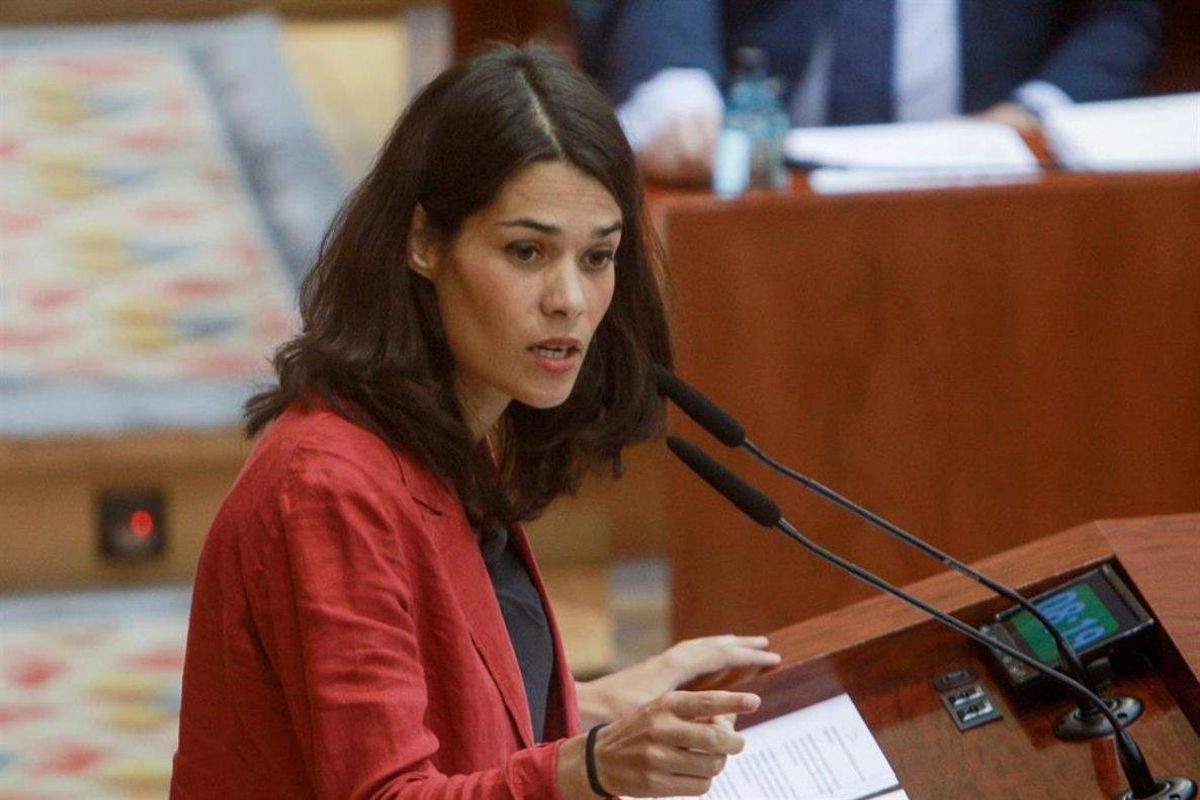 La portavoz de Unidas Podemos, Isa Serra. La portavoz de Unidas Podemos, Isa Serra.