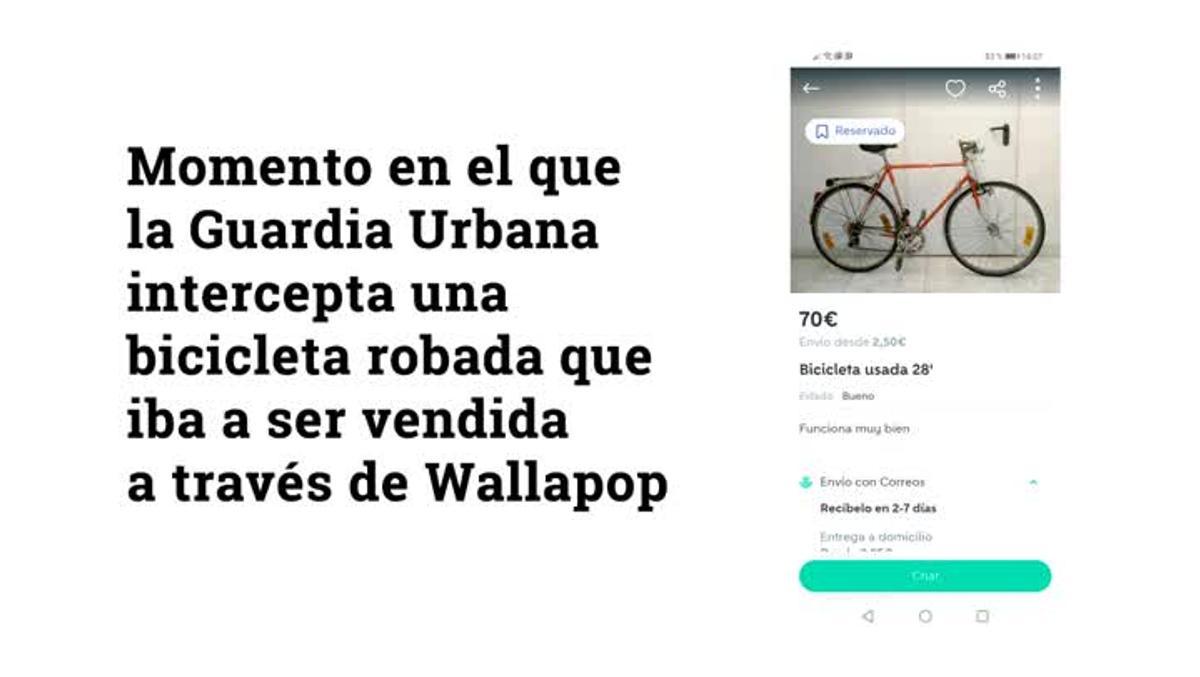 Roban una bici en Barcelona y su la encuentra en Wallapop