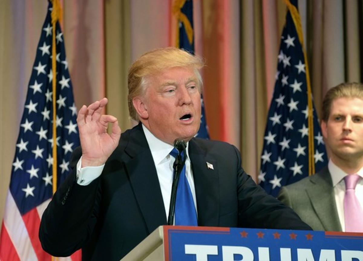 Donald Trump, este martes. Donald Trump, este martes.