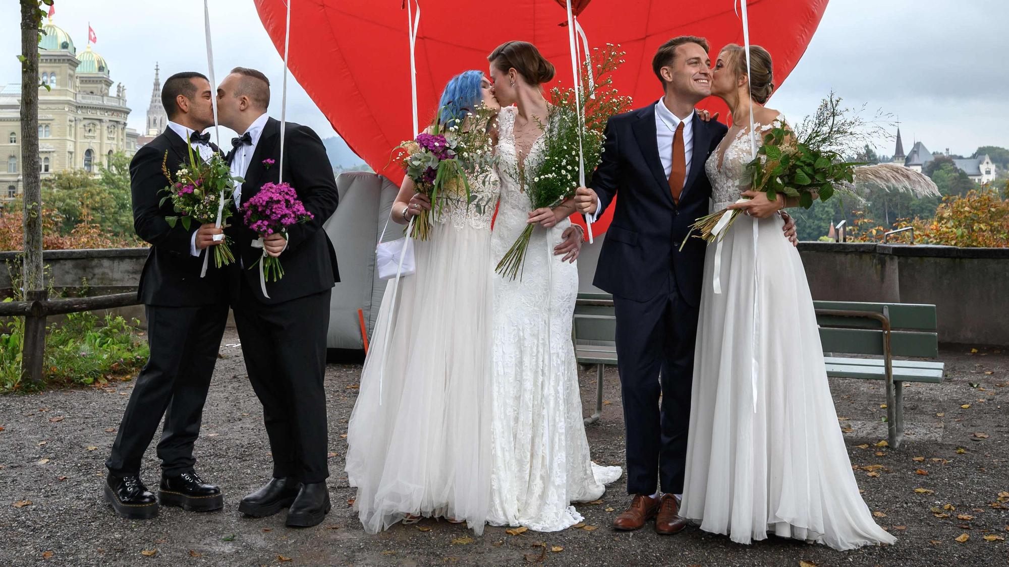 Suiza permitirá el matrimonio en parejas del mismo sexo a partir de julio de 2022 foto