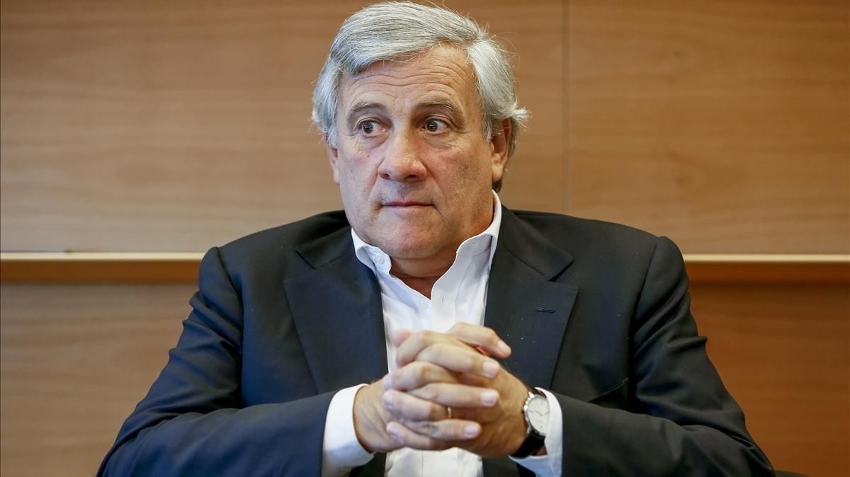 Antonio Tajani, presidente del Parlamento Europeo. Antonio Tajani, presidente del Parlamento Europeo.