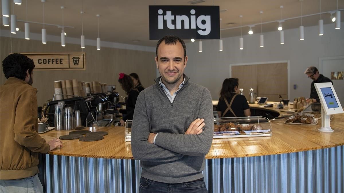 El director general de Itnig, Bernat Farrero, en el ’Coffice’ del grupo El director general de Itnig, Bernat Farrero, en el ’Coffice’ del grupo