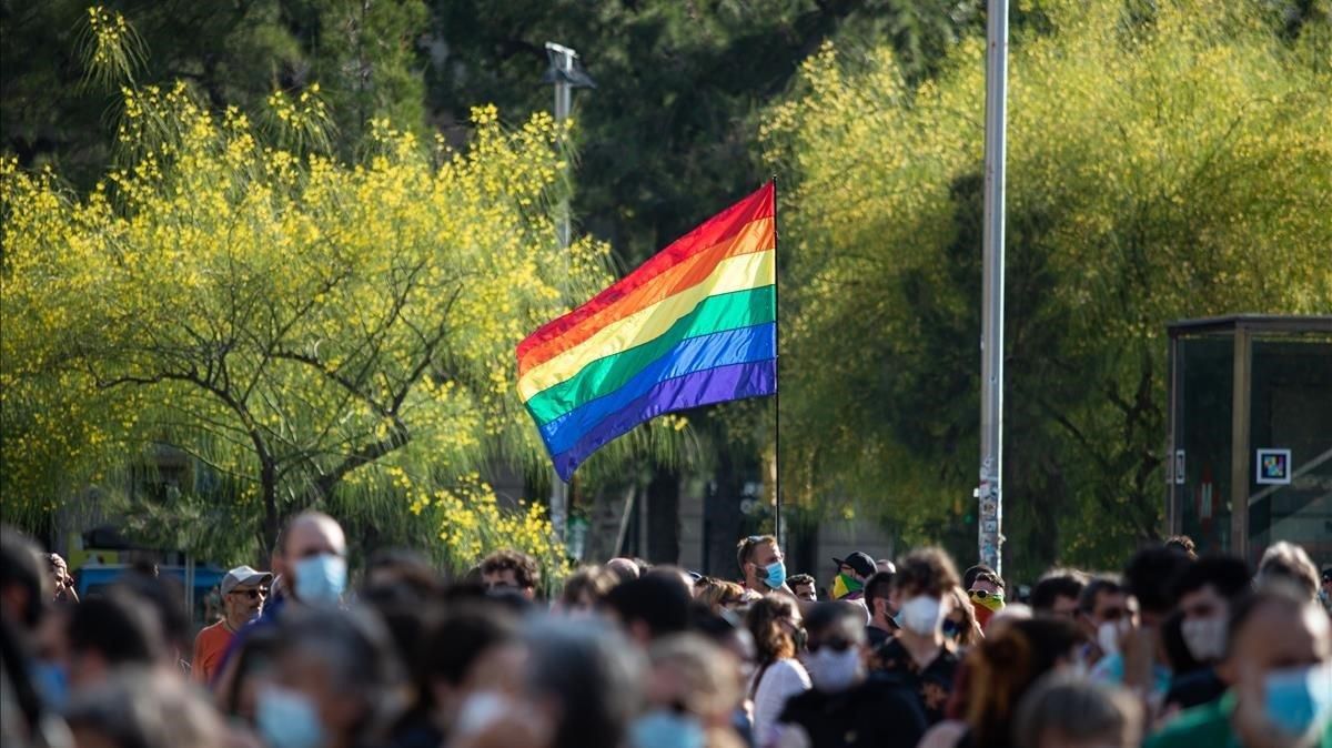 Acto por el Día del Orgullo, este sábado en Barcelona. Acto por el Día del Orgullo, este sábado en Barcelona.