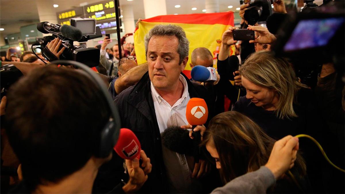 Los exconsellers de Interior y Trabajo de la Generalitat, Joaquim Forn y Dolors Bassa