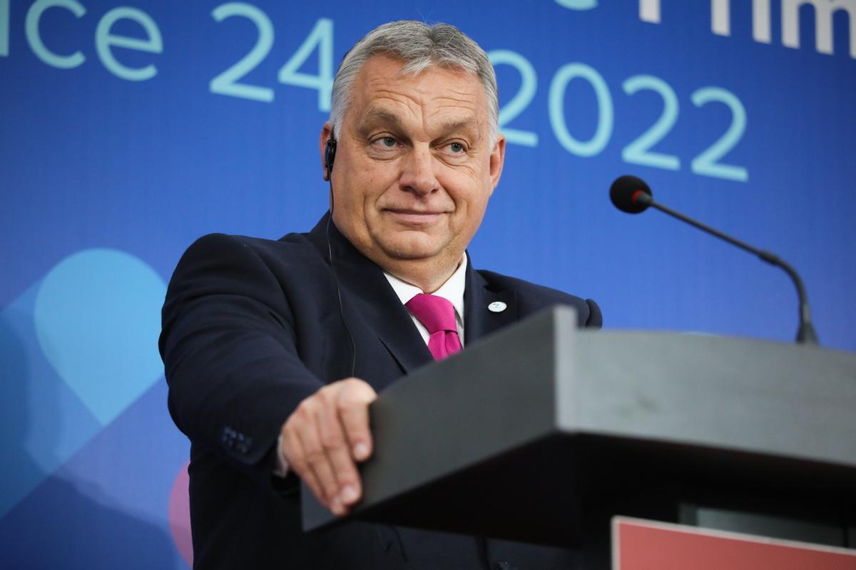 El primer ministro de Hungría, Víktor Orban, este jueves.